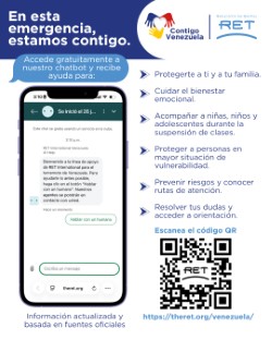 RET Contigo Venezuela AI-assisted protection help desk interface